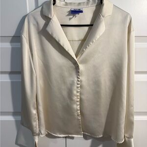 Cream button down